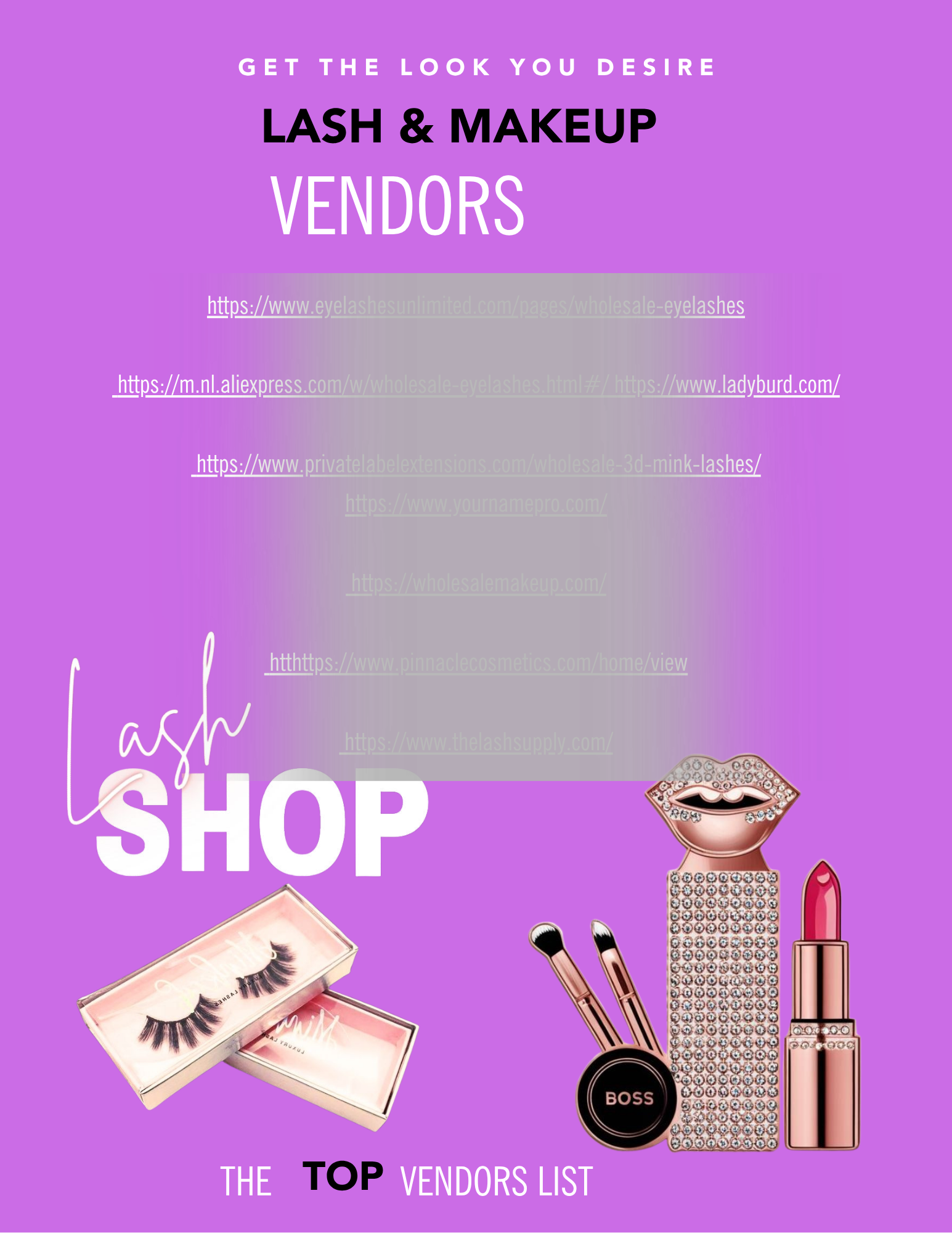 Top Vendor Master List Bundle