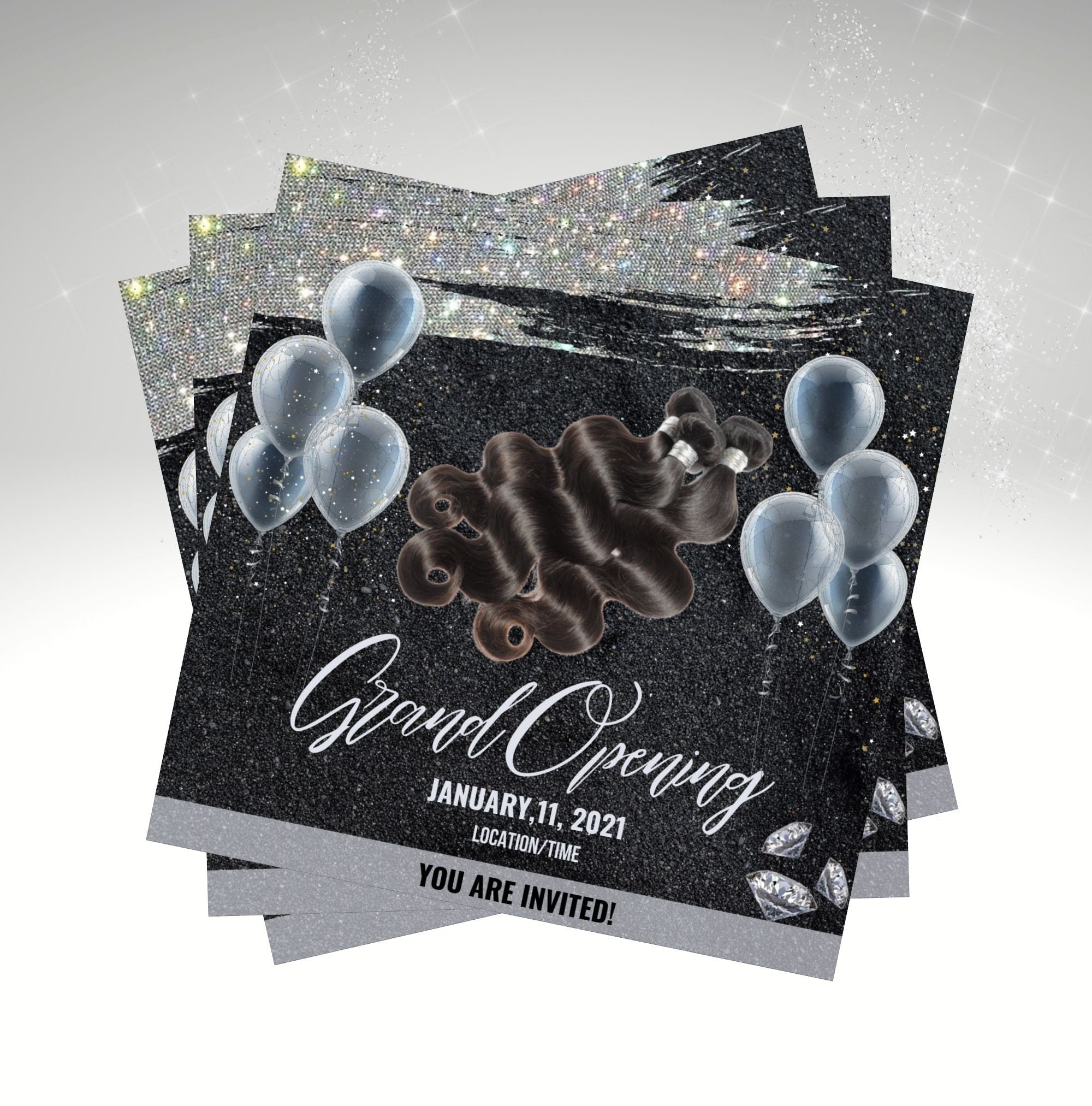 Grand Opening Flyer, Social Media flyer, Online flyer,