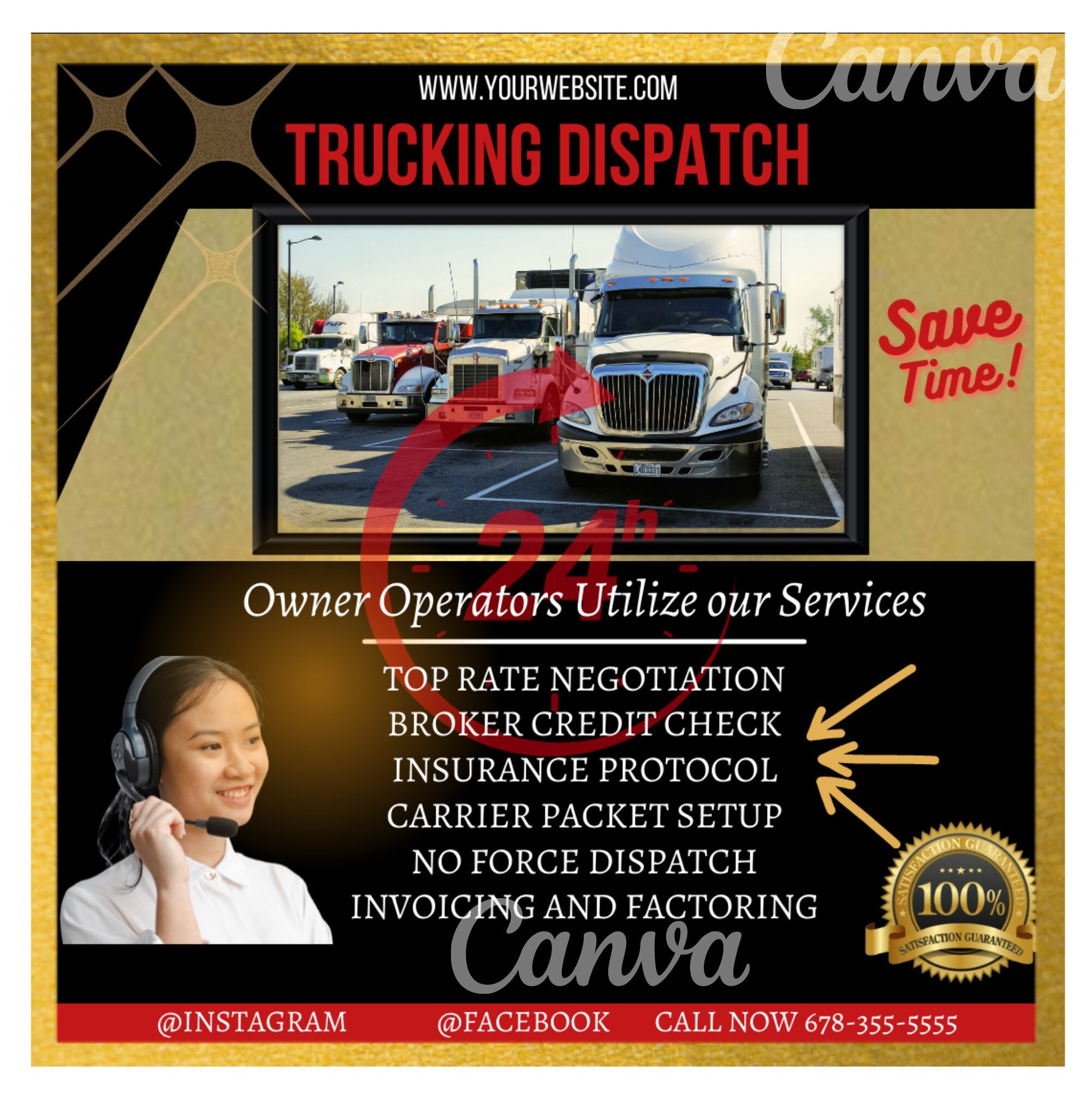 Social Media Flyer, Truck Dispatch Flyer, Virtual flyer, Website Design Flyer, Business Flyer, Computer Design flyer