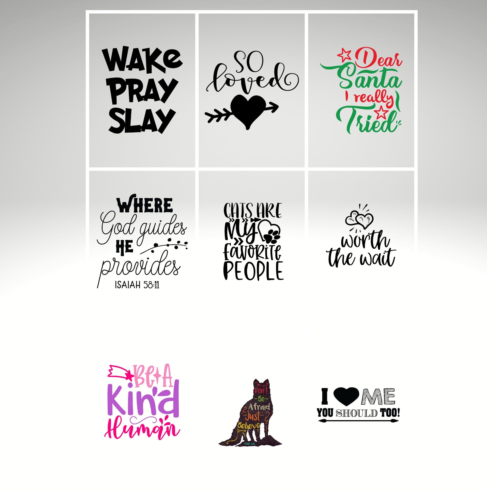 50 Designs BUNDLE - T-SHIRT, Clip Art, etc   Digital Download Various Occasions Holiday, Love, Happy, Pets