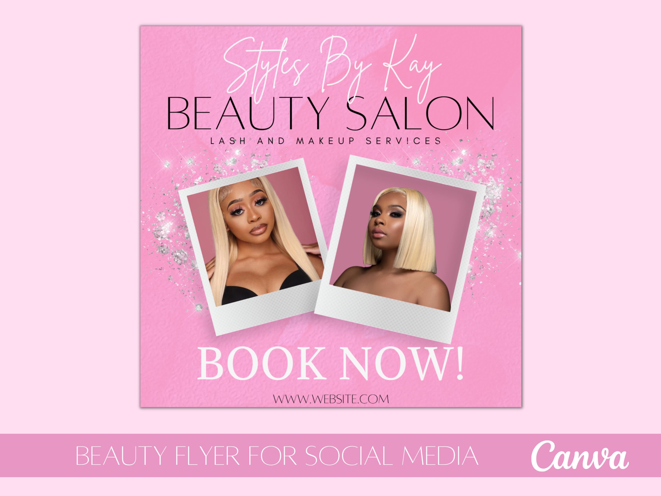 Beauty Flyer , Beauty Flyer, Booking Flyer, Shop flyer, Pink Beauty Flyer, Pro Beauty Flyer, Beauty Boutique, Beauty Salon, Spa Flyer