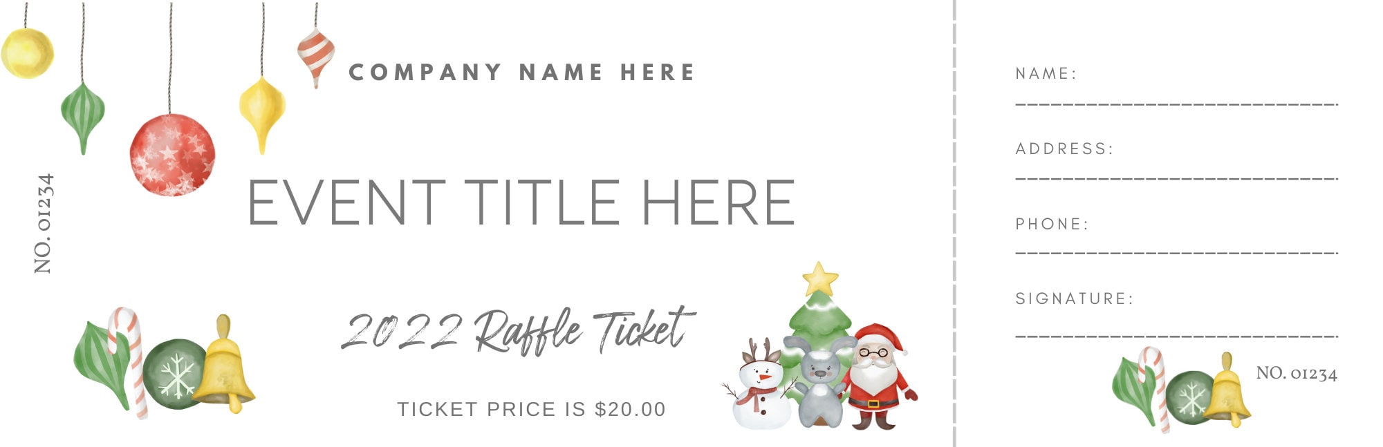 RAFFLE Ticket Template, Bonus!! Bonus Event Flyer included, Fundraiser, Company Party, Digital Download, DIY