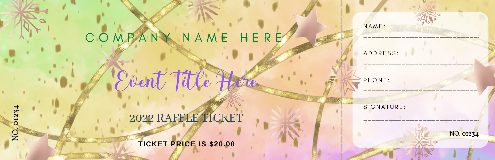 RAFFLE Ticket Template, Bonus!! Bonus Event Flyer included, Fundraiser, Company Party, Digital Download, DIY