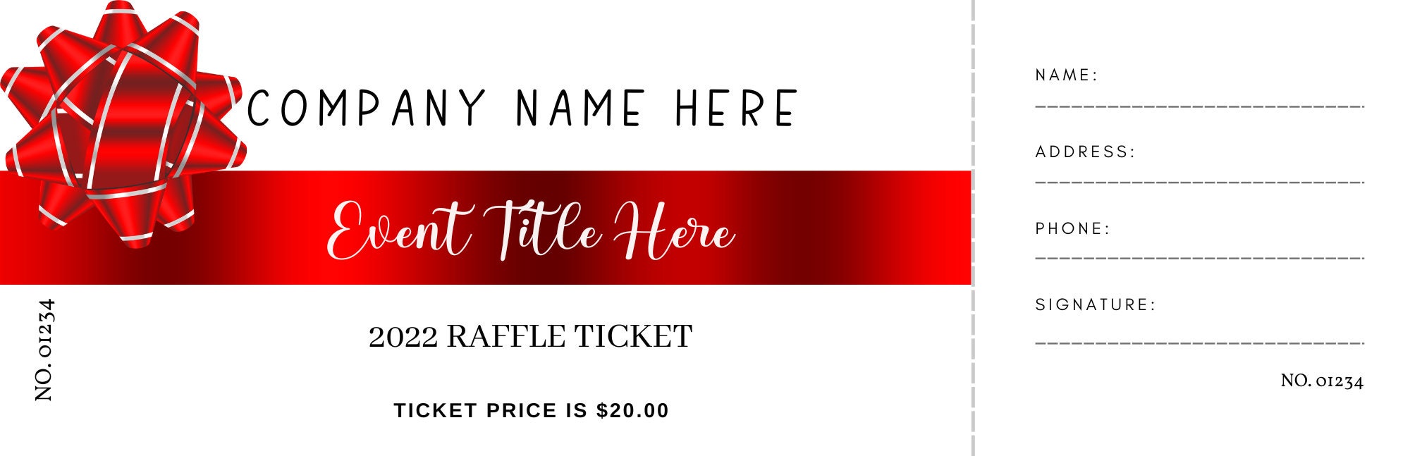 RAFFLE Ticket Template, Bonus!! Bonus Event Flyer included, Fundraiser, Company Party, Digital Download, DIY