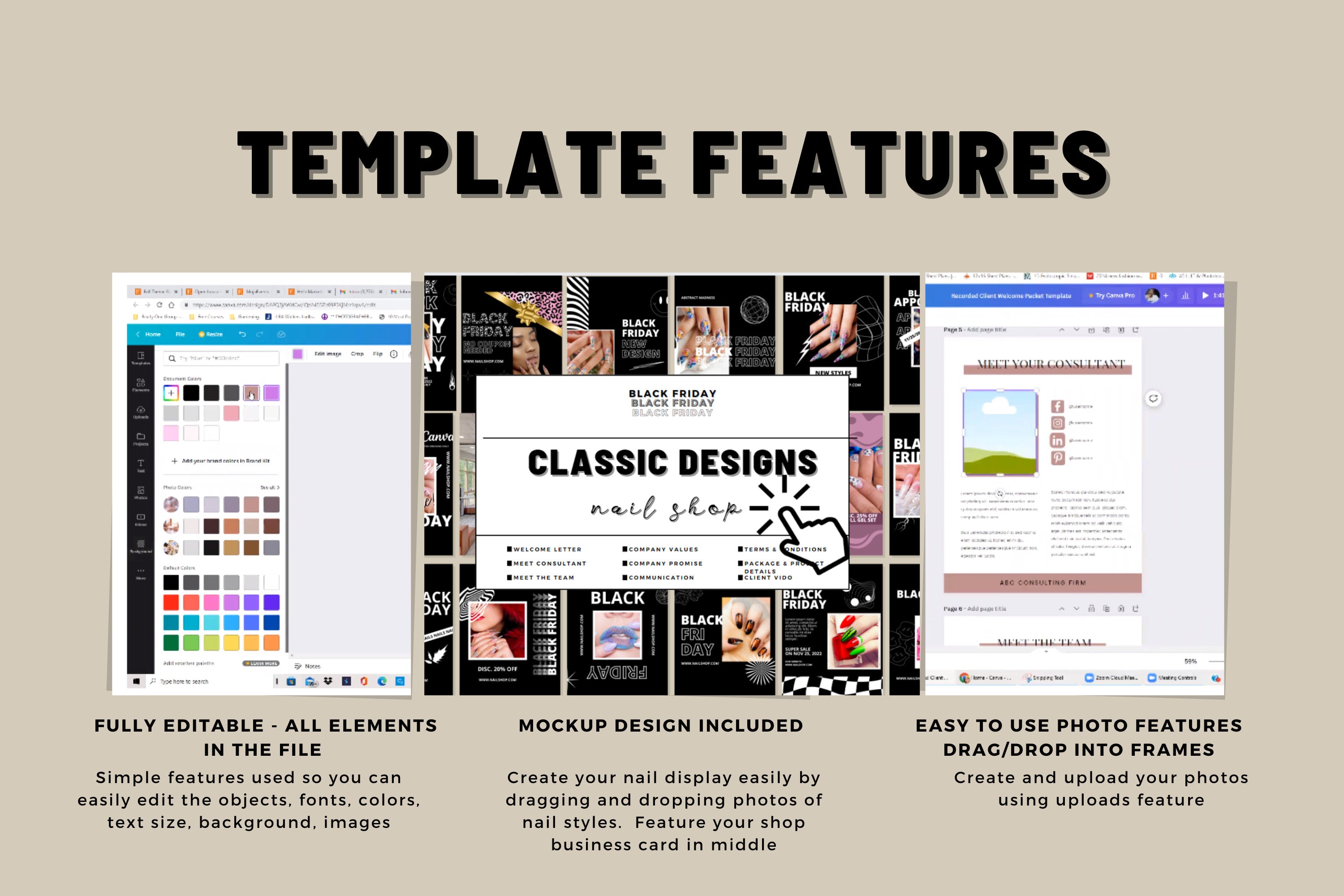 25 ITEM Bundle Templates - Flyers, Planners, White Label E-Book,Birthday and Surprise Bonus Edit all in Canva over 150.00  Value