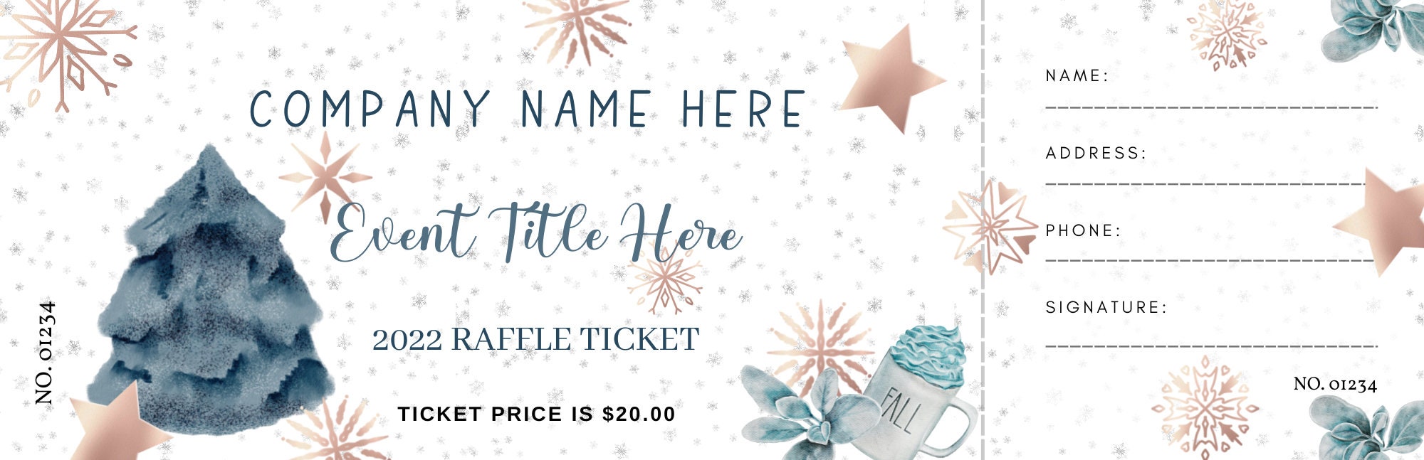 RAFFLE Ticket Template, Bonus!! Bonus Event Flyer included, Fundraiser, Company Party, Digital Download, DIY