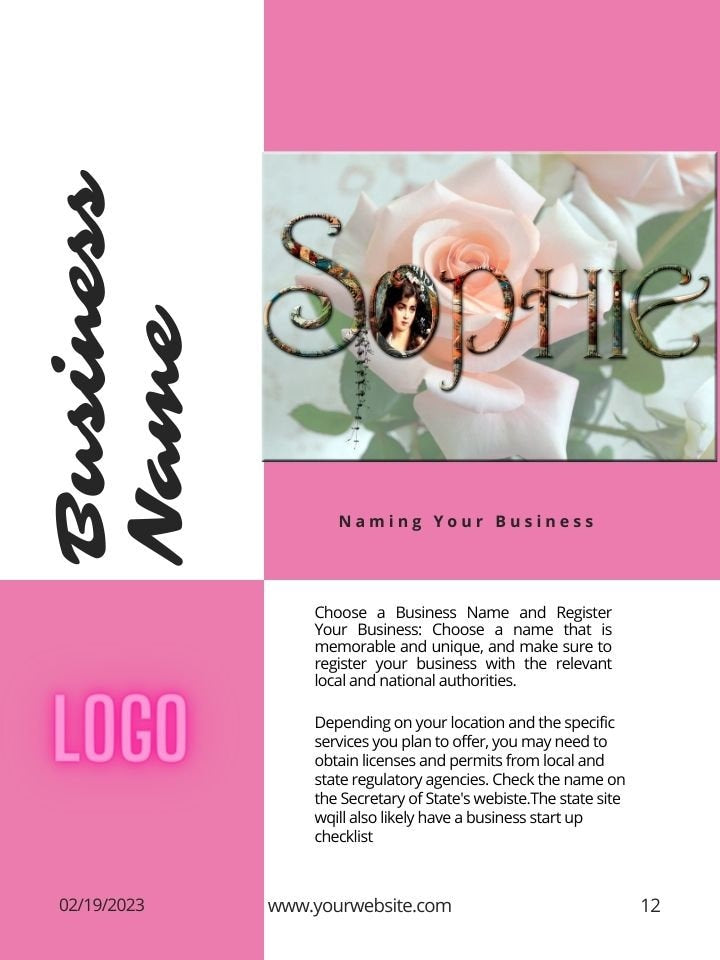 28 Page E-book  editable Template, Beauty Business, Hair Care, Makeup, Massage, Nail Shop, Boutique Shop Owner, Canva,  White Label