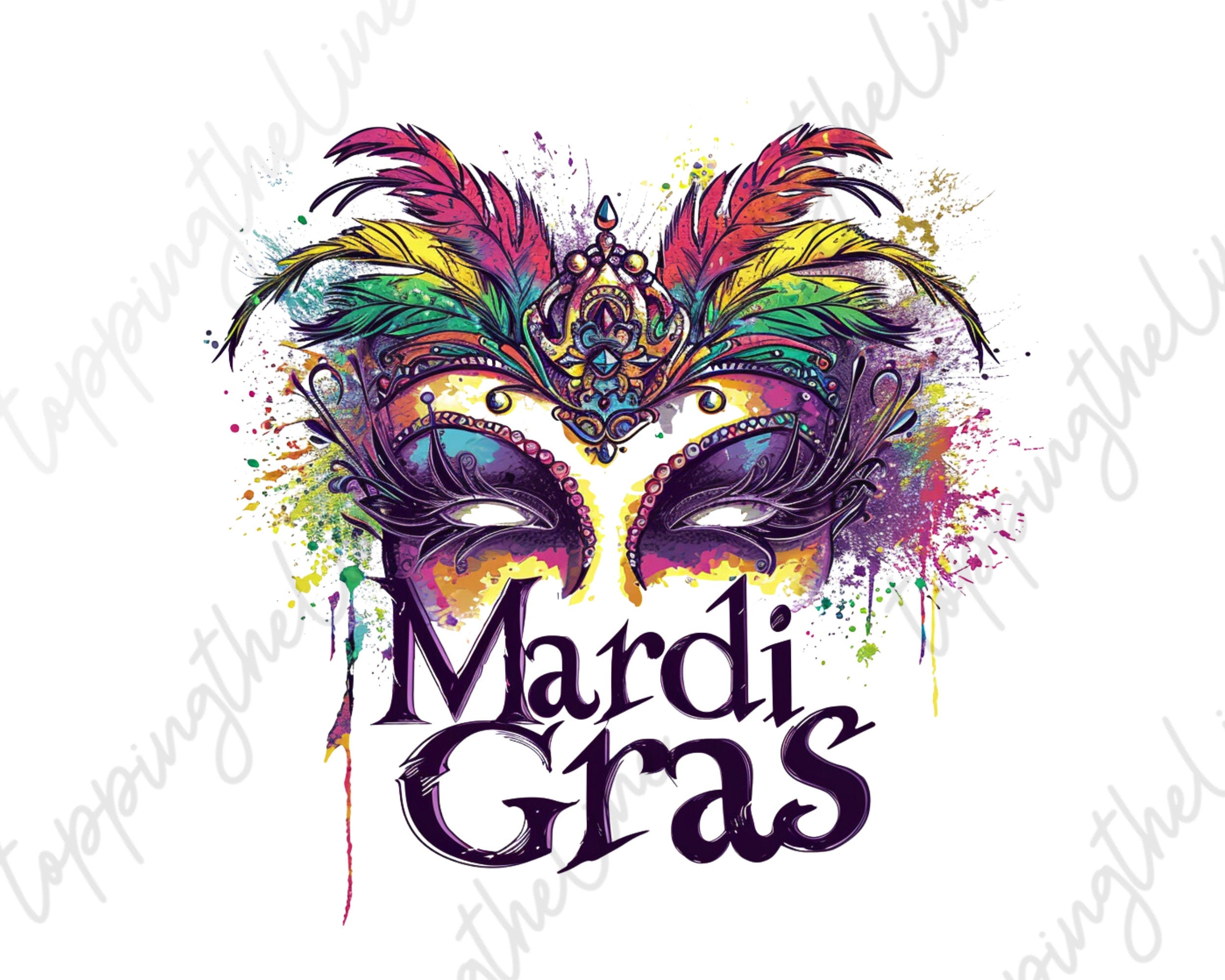 Mardi Gras, Png Sublimation Design, Happy Mardi Gras Png, Black Girl Art, Mardi Gras Carnival Png, Digital Download