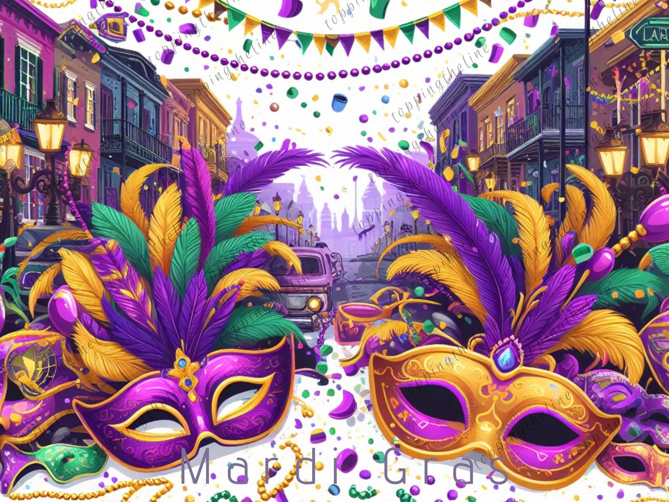 Mardi Gras, Png Sublimation Design, Happy Mardi Gras Png, Black Girl Art, Mardi Gras Carnival Png, Digital Download