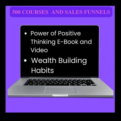 Funnels Courses and Funnels Collection E-Book, Resell Rights, Over 500 Items, Sales and upsell pages and funnels optimized for conversions