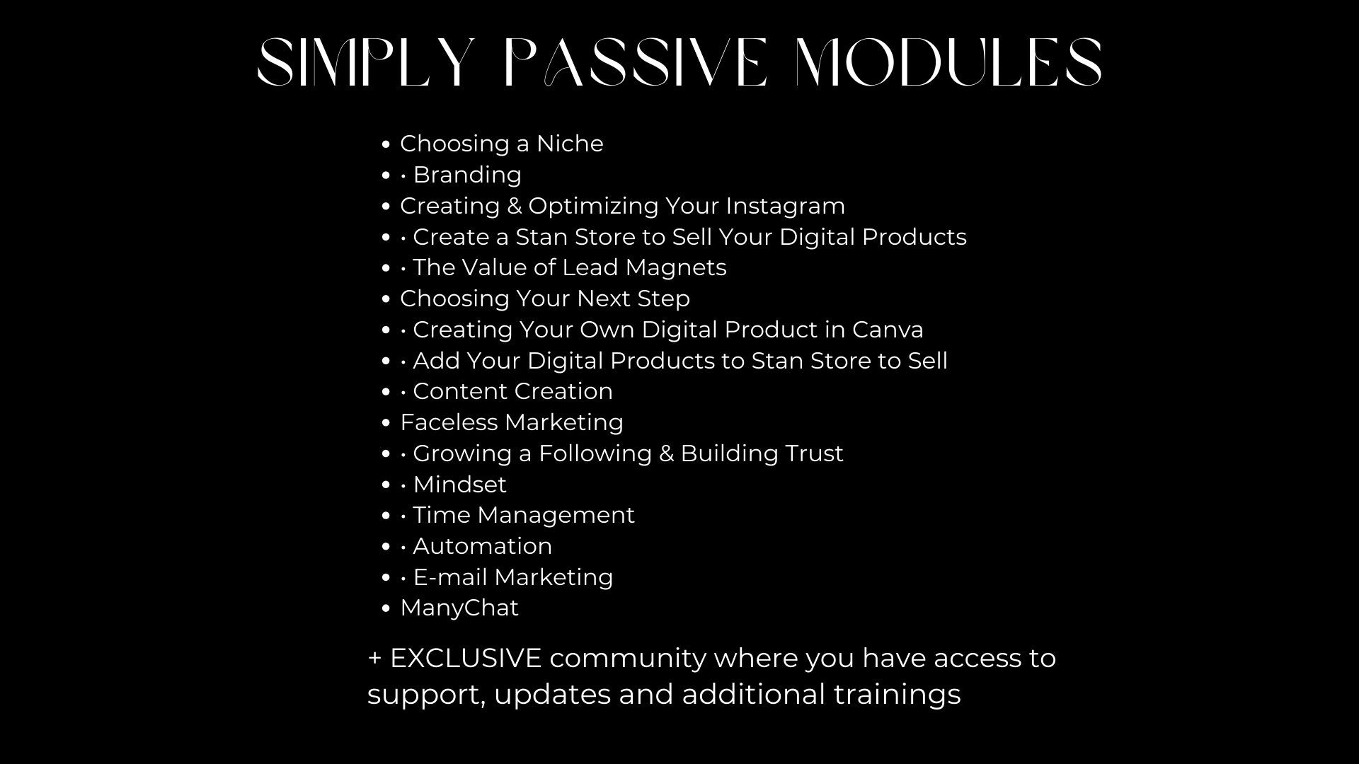 Simply Passive MRR,  Digital Marketing Course 45+ videos, Canva, Modules, Checklists,  Strategies, Ultimate Bonus - 12 Million +MRR, PLR