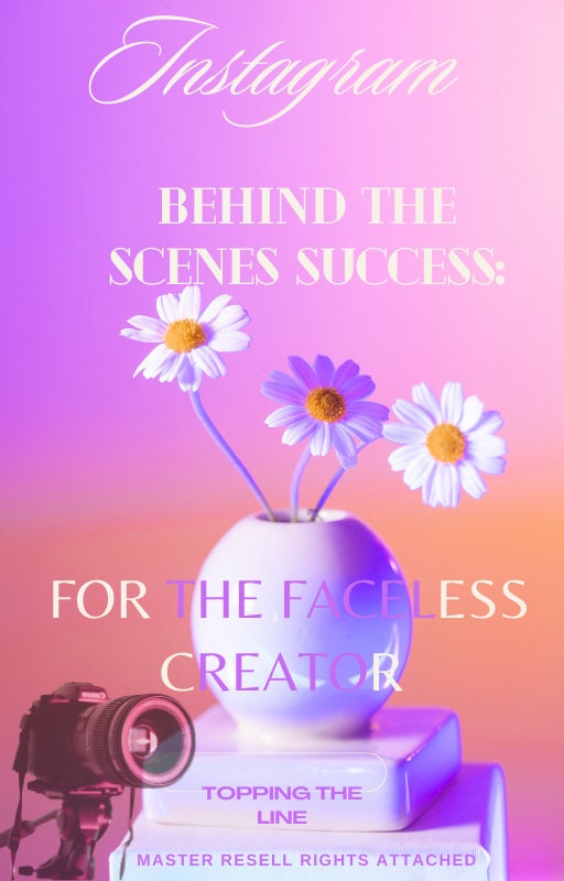 Ultimate Instagram Success Bundle Faceless E-Book, PLR Resell Rights, Over 500 Digital Products w PLR & Resell Rights, Edit In Canva Bonuses