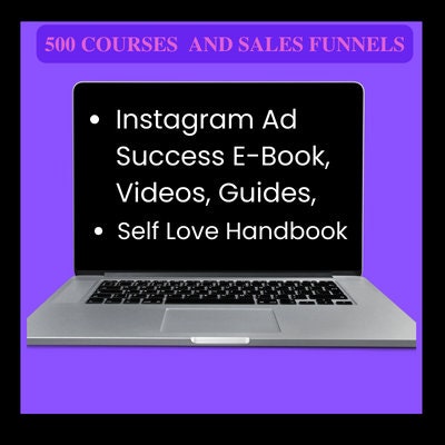 Funnels Courses and Funnels Collection E-Book, Resell Rights, Over 500 Items, Sales and upsell pages and funnels optimized for conversions